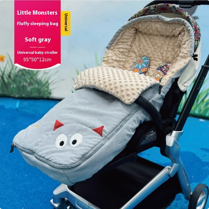 Fluffy Friends Stroller Sleeping Bag