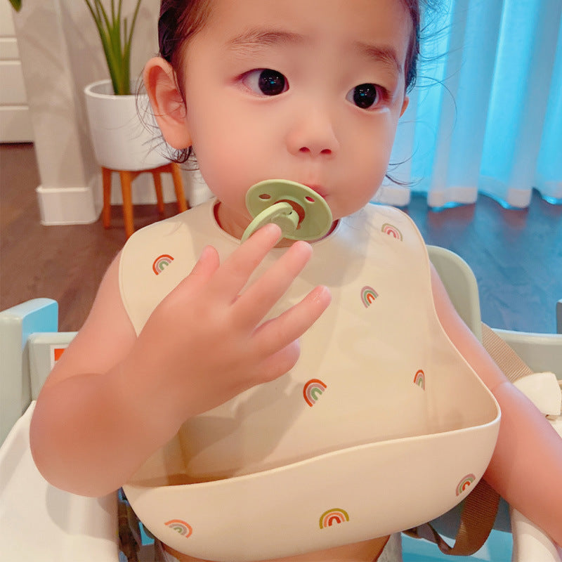 Food Grade Silicone Rice Pocket Bib