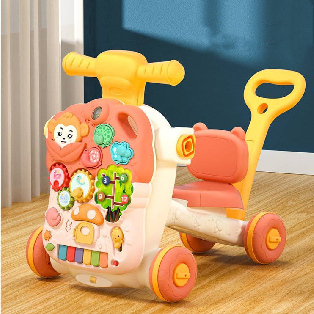 Multi-functional Anti-rollover Baby Walker