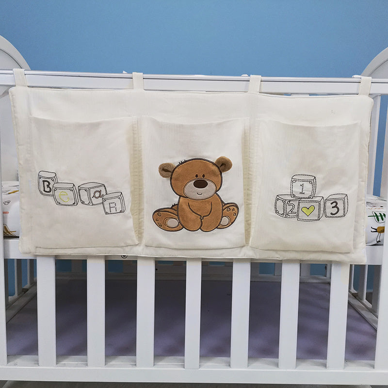 Baby crib cotton storage bag