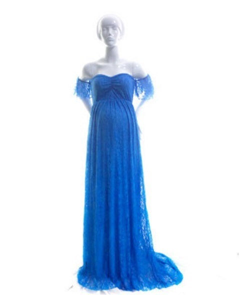 Korean lace maternity dress