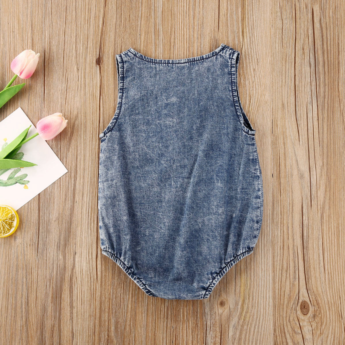 Baby Boy Summer Sleeveless Triangle Romper