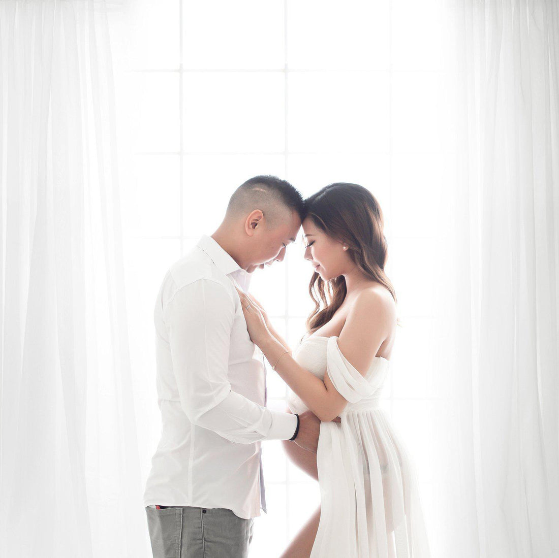 Maternity Mopping Foor Long Skirt Dress