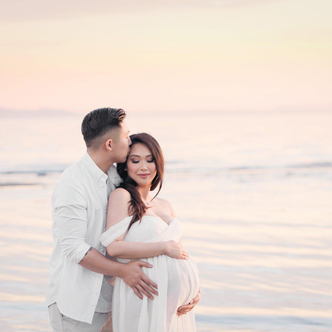 Maternity Mopping Foor Long Skirt Dress