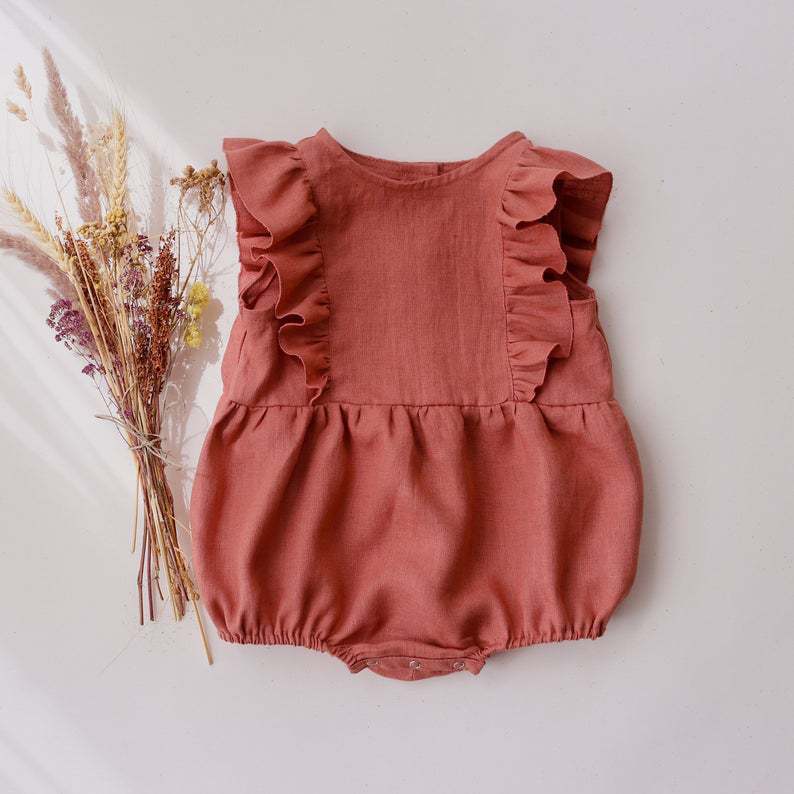 Baby Trim Triangle Romper