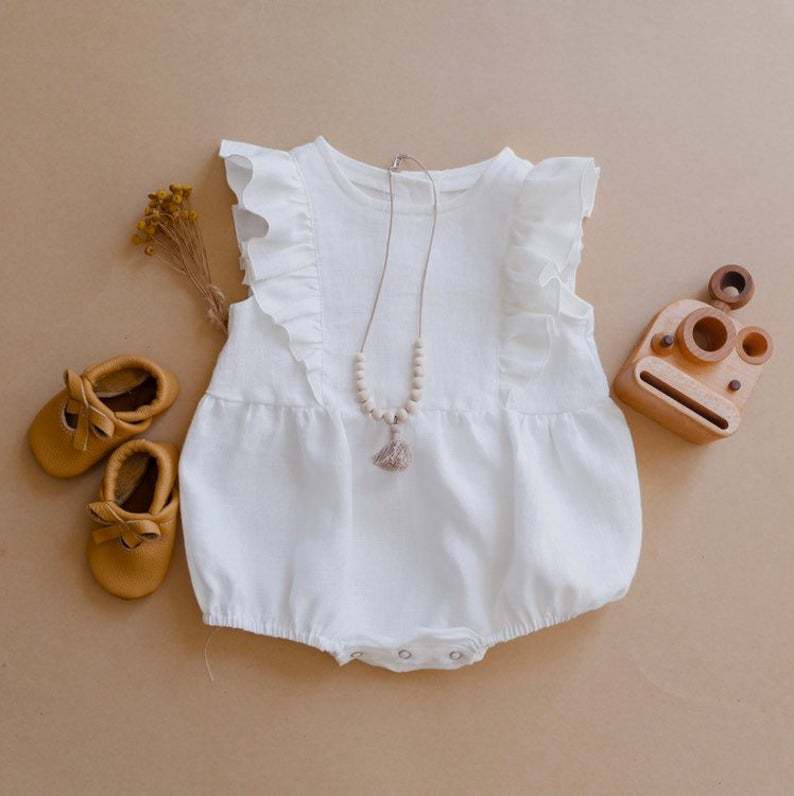 Baby Trim Triangle Romper
