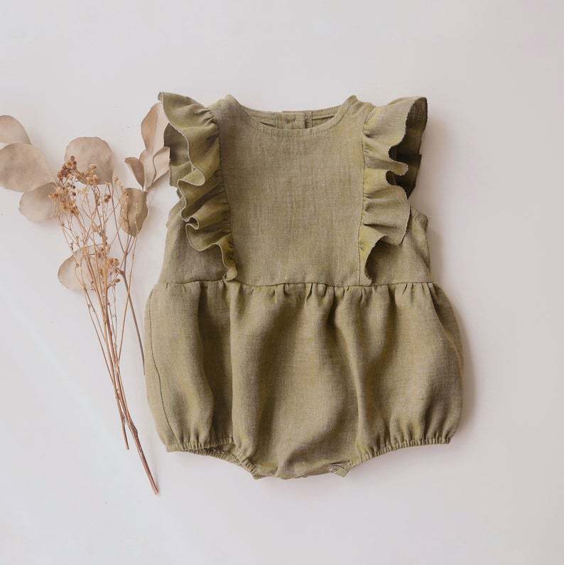Baby Trim Triangle Romper