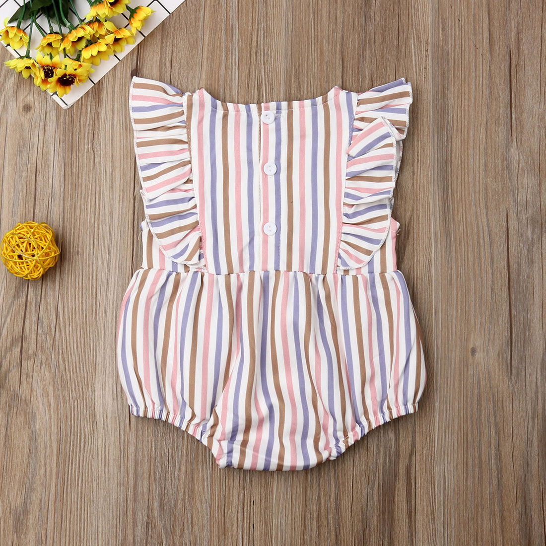 Baby Trim Triangle Romper