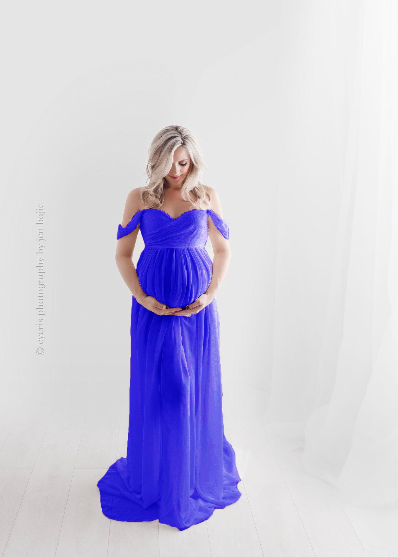 Maternity Mopping Foor Long Skirt Dress