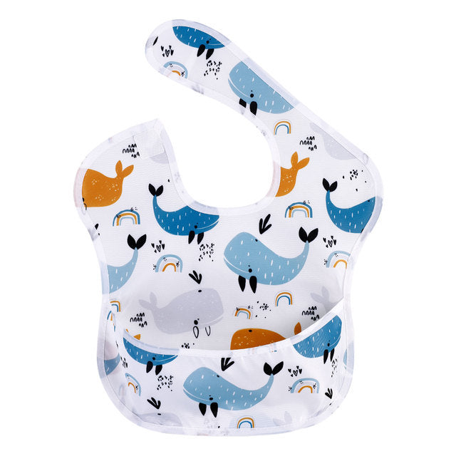 Coated Waterproof Baby Bibs
