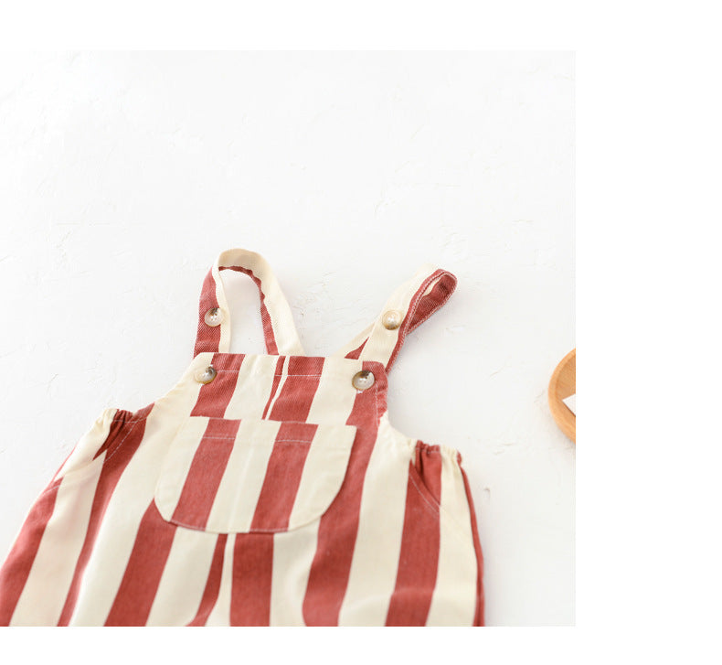Baby Striped Letter Bibs