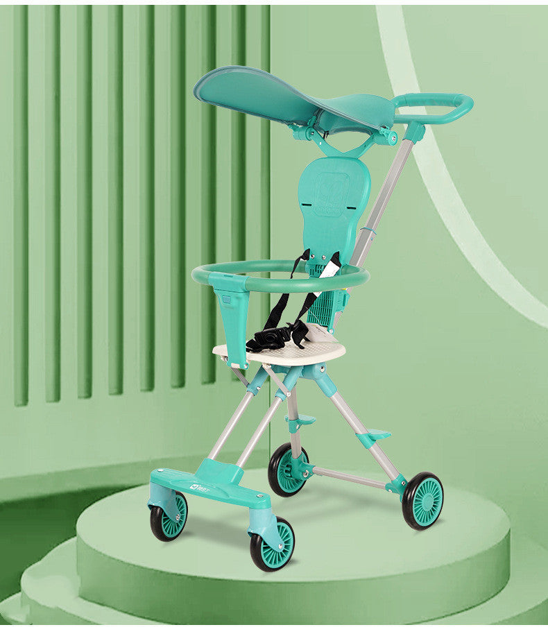 Retractable Push Handle Stroller