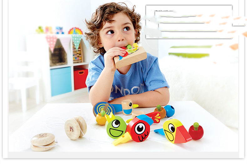 Vibrant Wooden Musical Toy Set