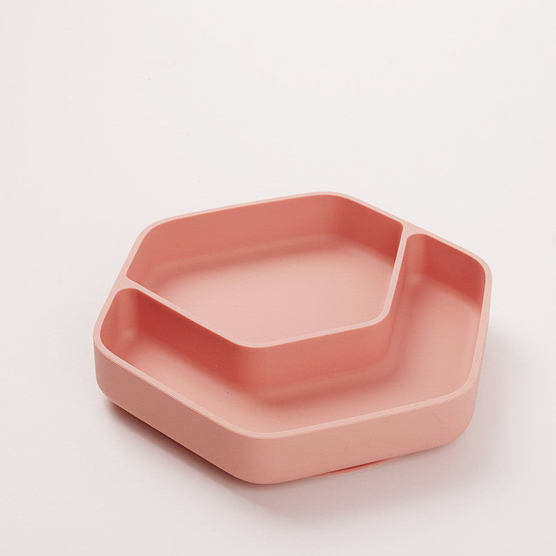 Honeycomb baby silicone tableware