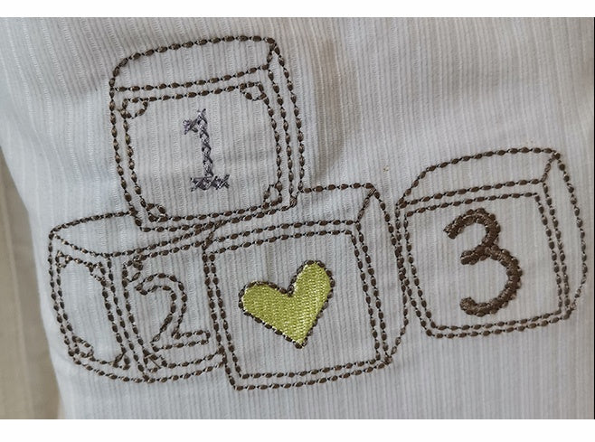 Baby crib cotton storage bag