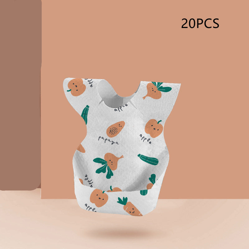 Disposable Bib Baby Rice Pocket