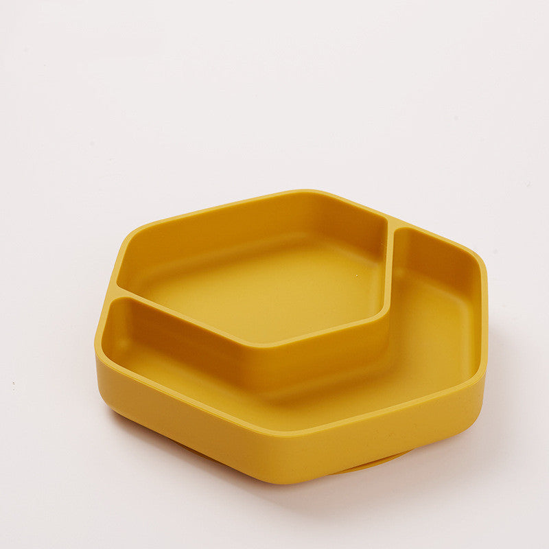 Honeycomb baby silicone tableware