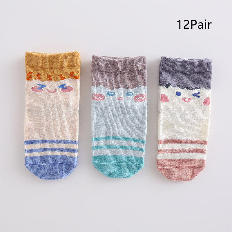 Children's Cartoon Animal Cotton Baby Socks