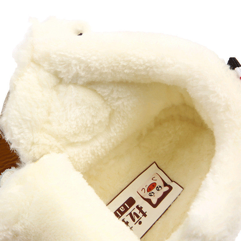 Fleece Lined Colorful Baby Shoes