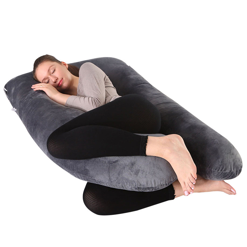 U-shaped Pregnancy Pillow Crystal Velvet