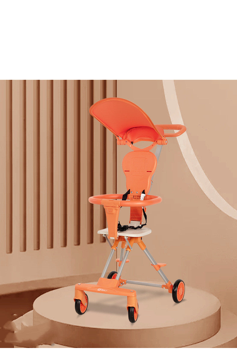 Retractable Push Handle Stroller