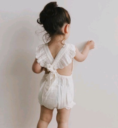 Baby Cotton Ruffled Romper