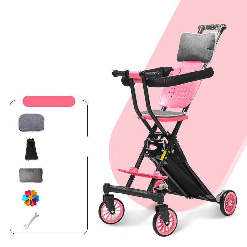 Foldable Stroller with optional Umbrella Canopy