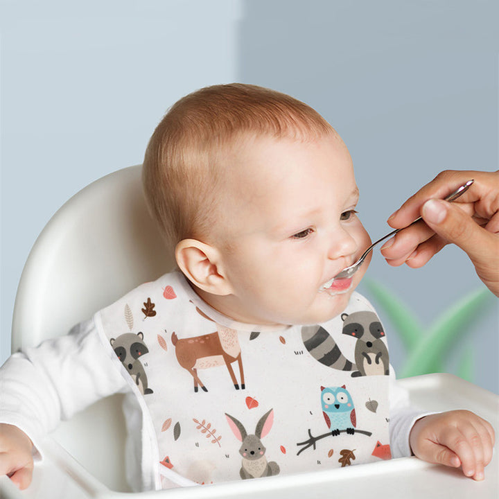 Coated Waterproof Baby Bibs