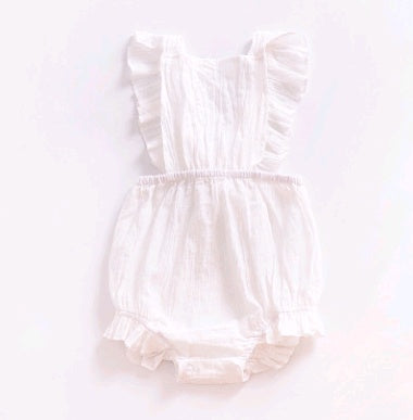 Baby Cotton Ruffled Romper