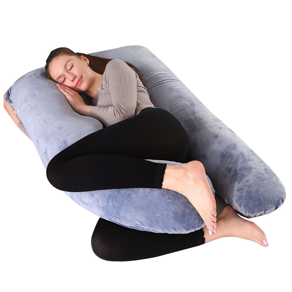 U-shaped Pregnancy Pillow Crystal Velvet