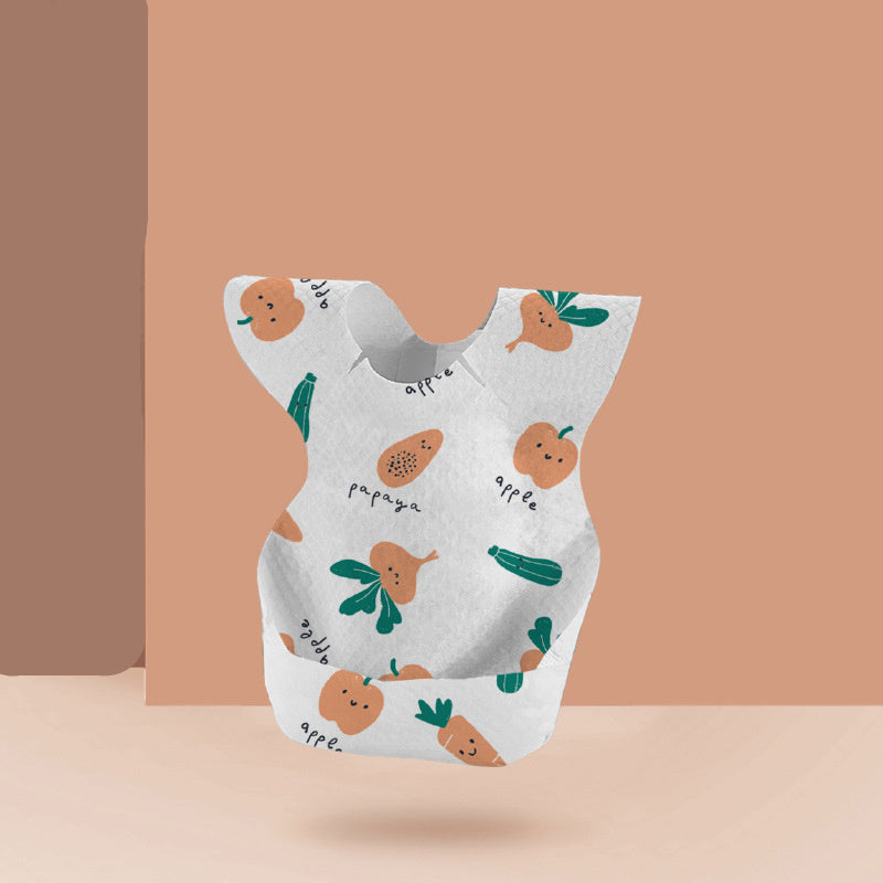 Disposable Bib Baby Rice Pocket