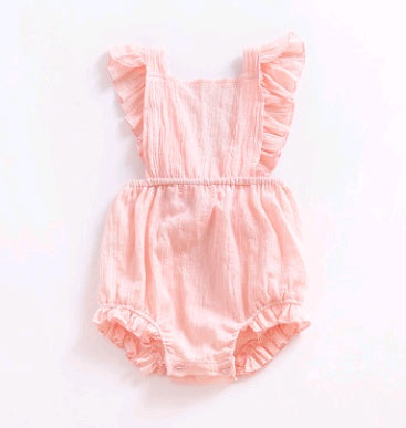 Baby Cotton Ruffled Romper