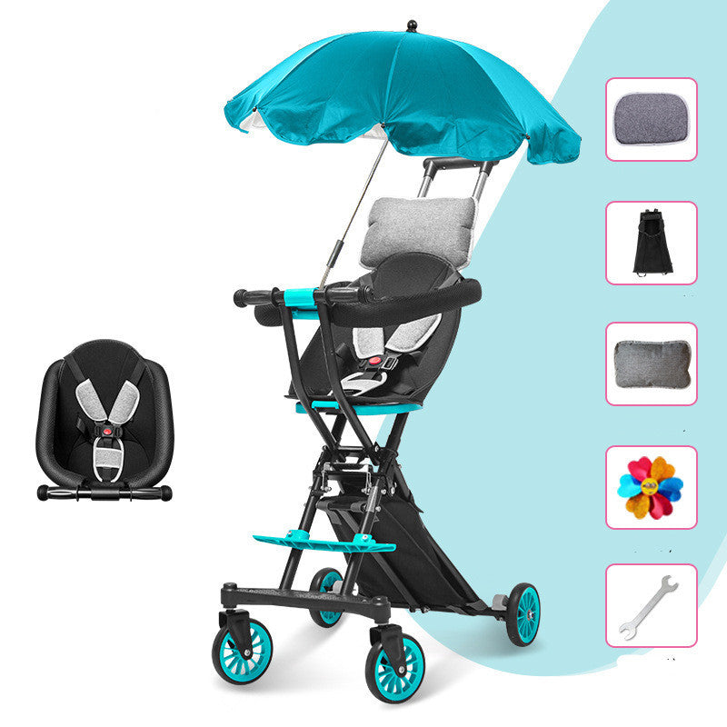 Foldable Stroller with optional Umbrella Canopy