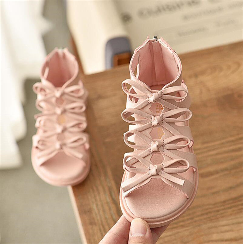 Leather Lace-up Fashion Sandal