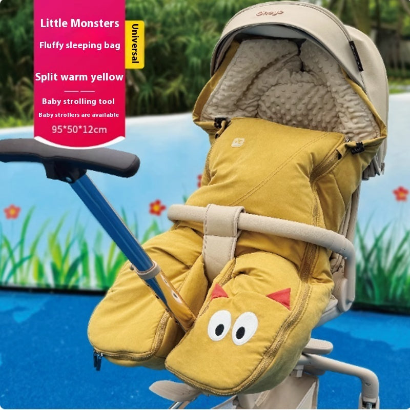 Fluffy Friends Stroller Sleeping Bag