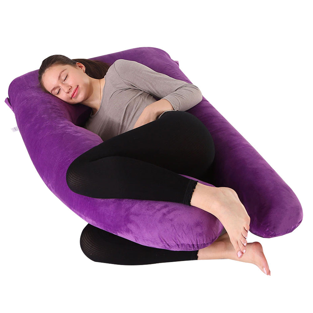 U-shaped Pregnancy Pillow Crystal Velvet