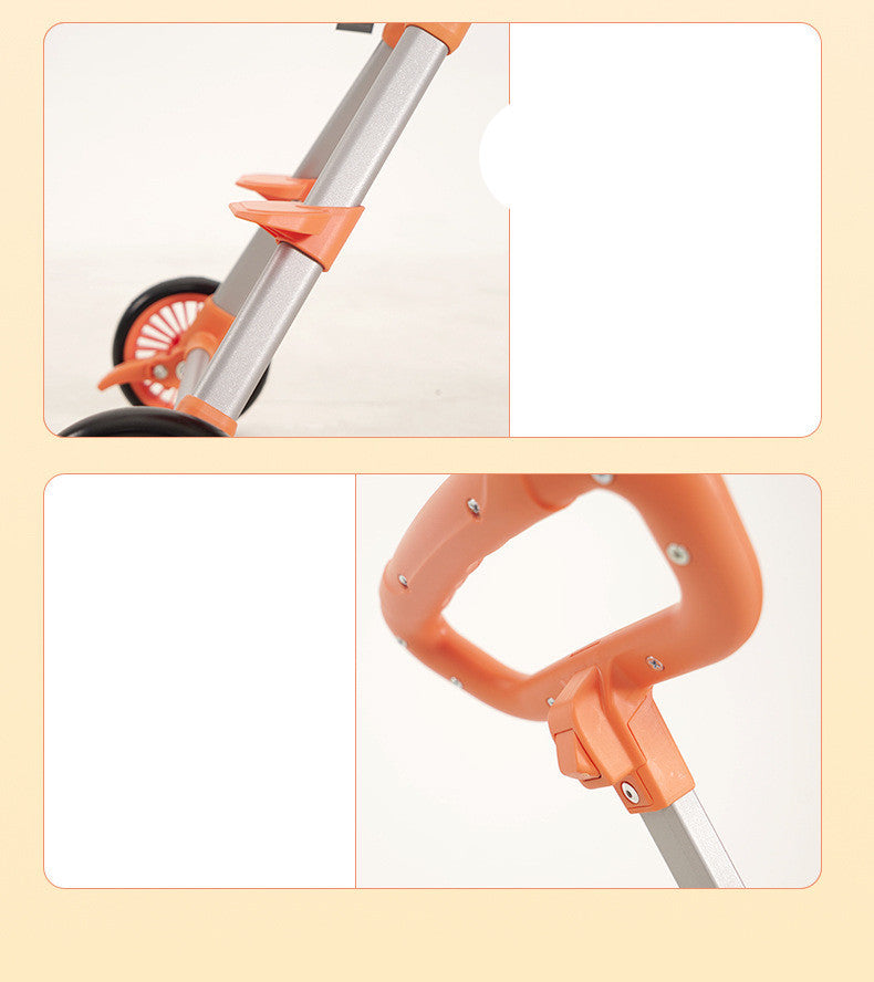 Retractable Push Handle Stroller