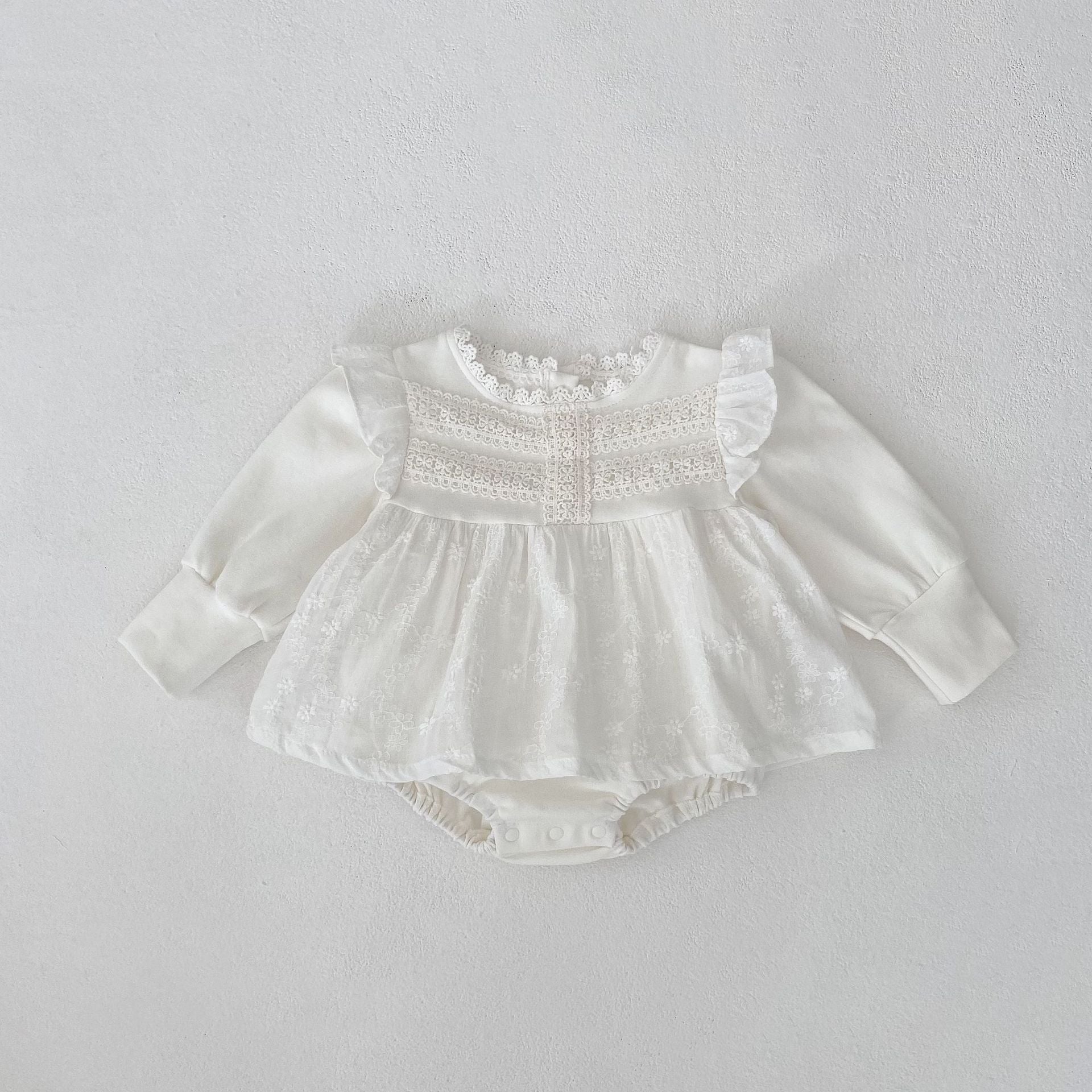 Baby Girl Embroidered Two-piece Dress