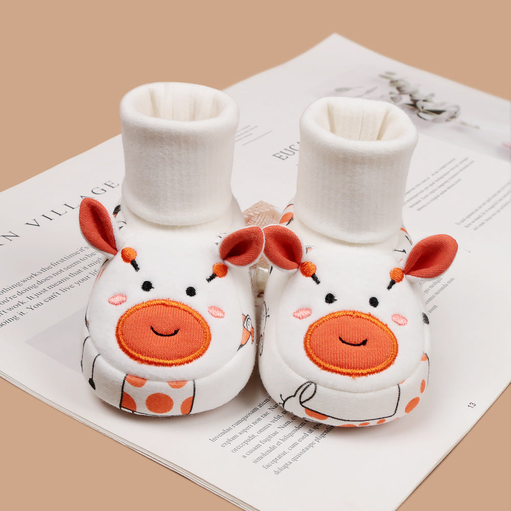 Animal Friends Newborn Booties