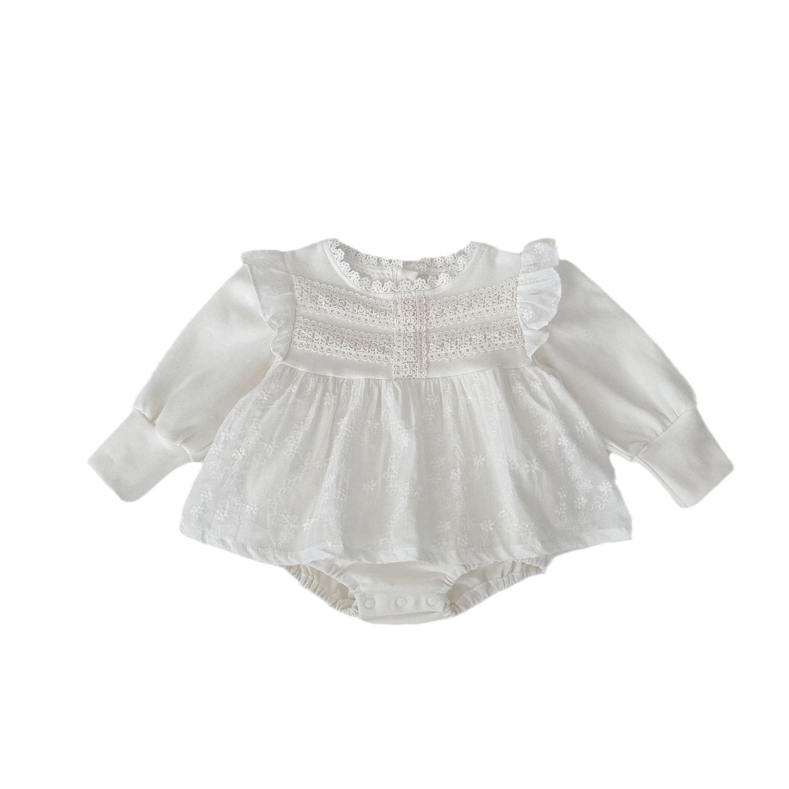Baby Girl Embroidered Two-piece Dress