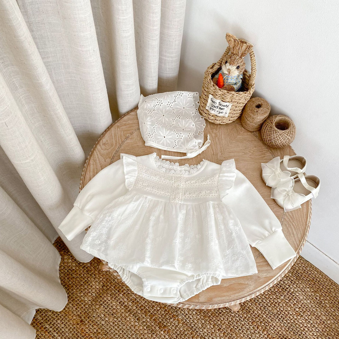 Baby Girl Embroidered Two-piece Dress