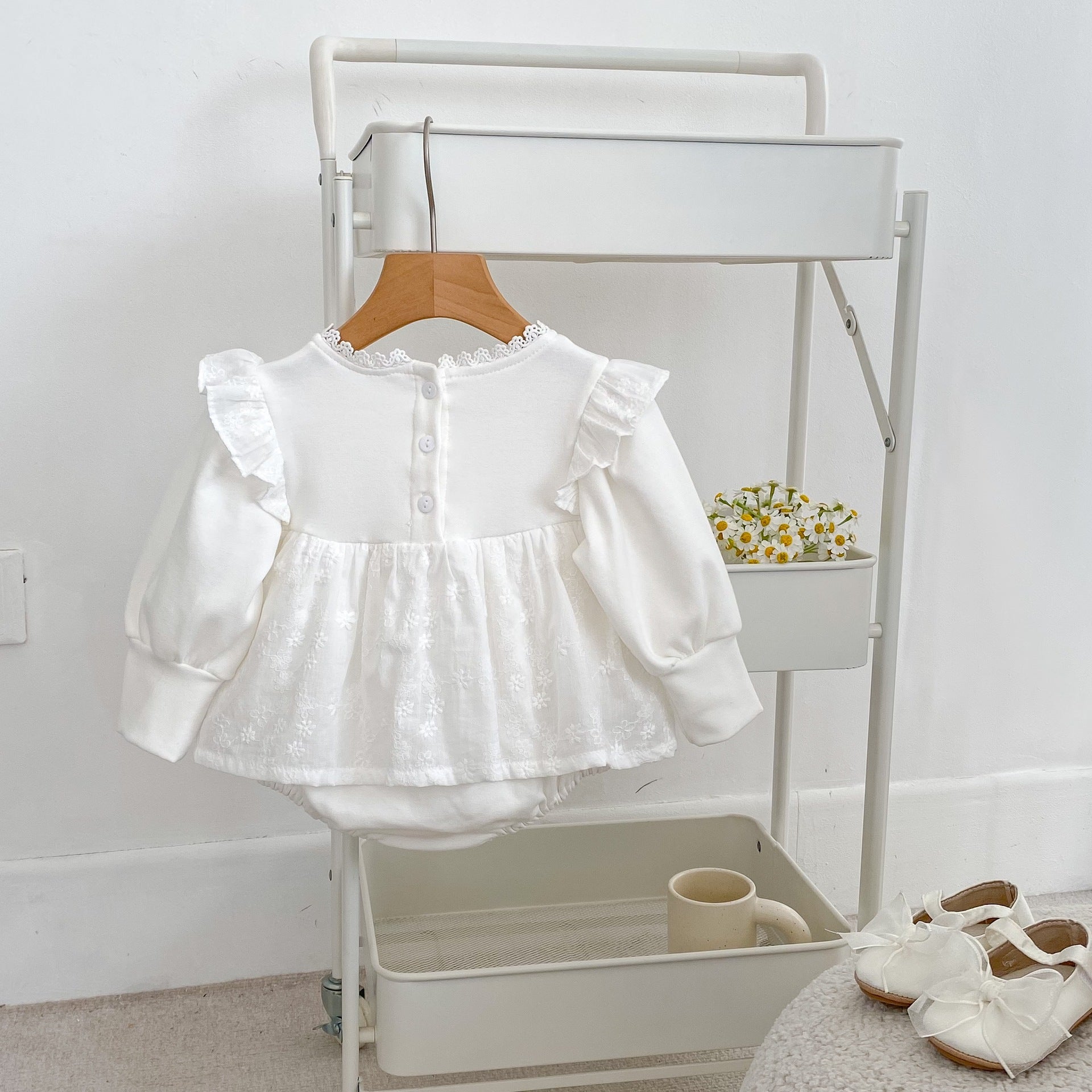 Baby Girl Embroidered Two-piece Dress