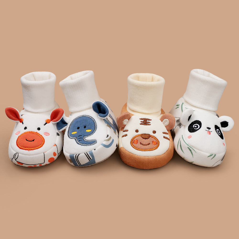 Animal Friends Newborn Booties