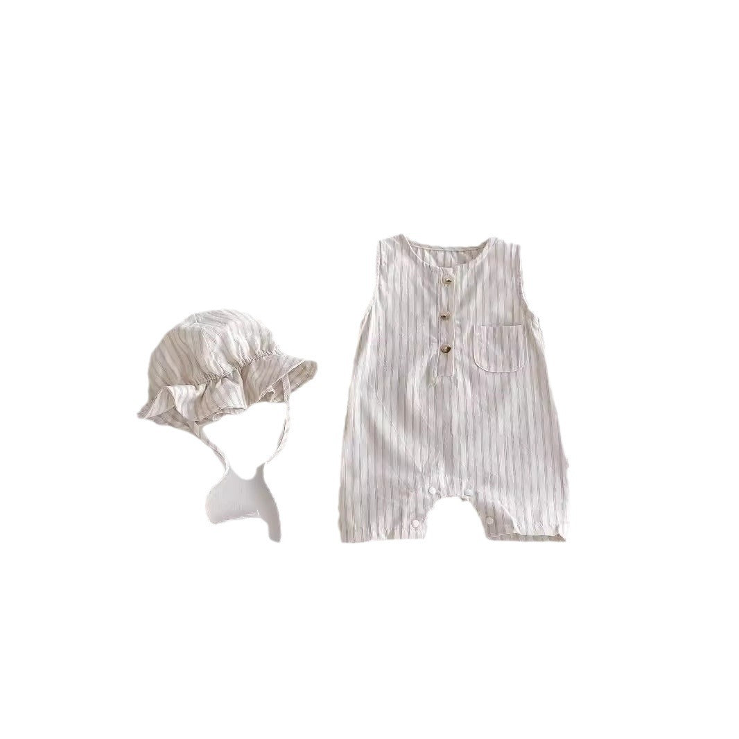 Sleeveless Children's Vest Romper