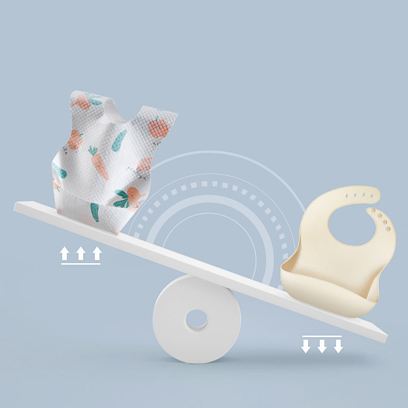 Disposable Bib Baby Rice Pocket