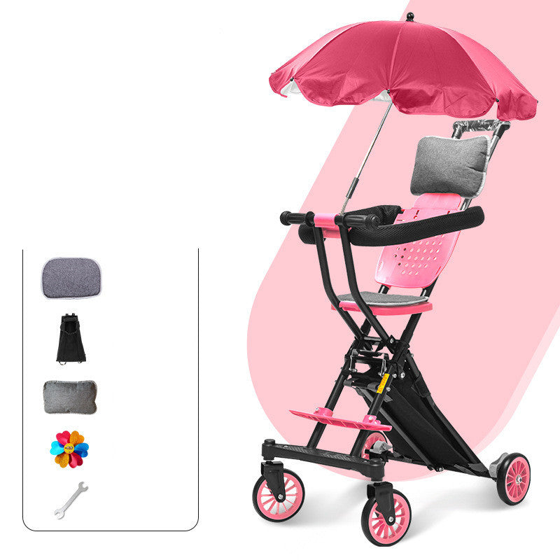 Foldable Stroller with optional Umbrella Canopy
