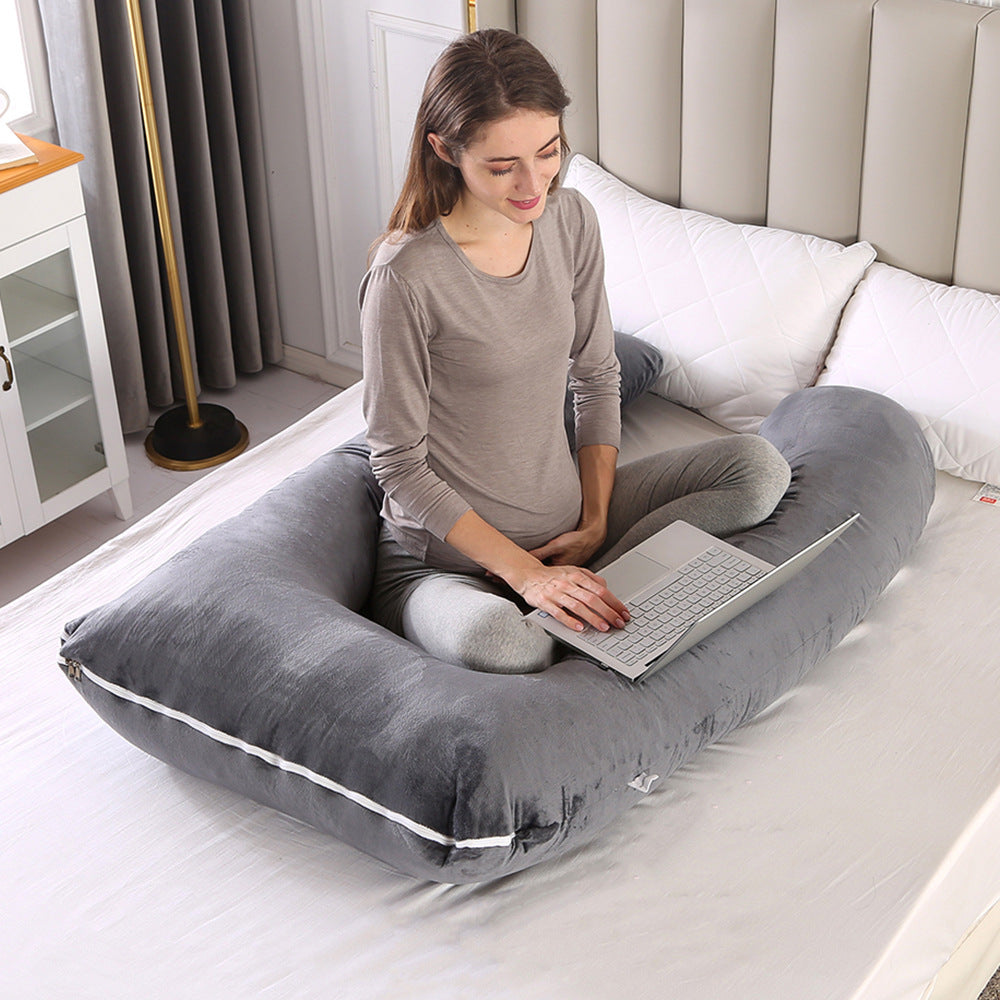 U-shaped Pregnancy Pillow Crystal Velvet