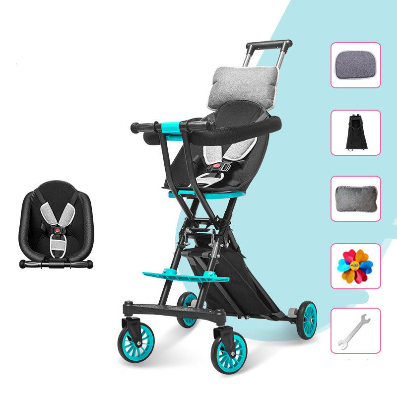 Foldable Stroller with optional Umbrella Canopy