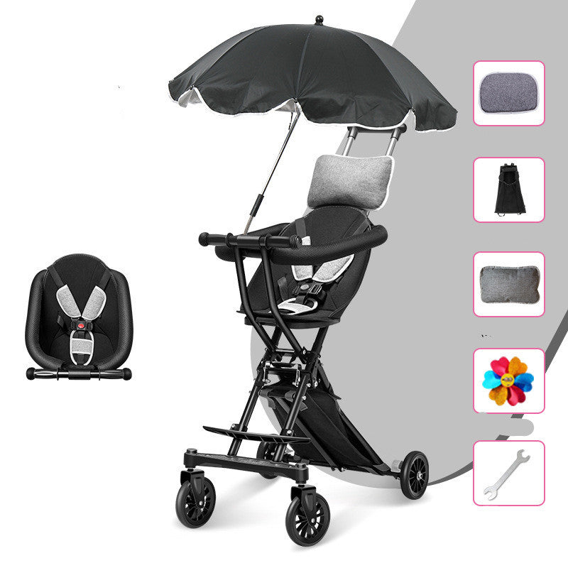 Foldable Stroller with optional Umbrella Canopy