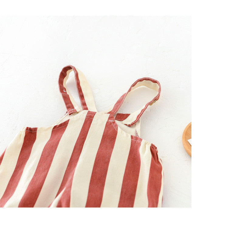 Baby Striped Letter Bibs